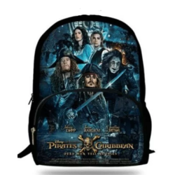 Cartable Pirates des Caraïbes pour enfants de primaire - Sac à dos scolaire Pirates des Caraïbes pour jeunes ados – Format XL
