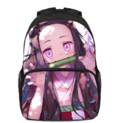 Sac à dos scolaire Demon Slayer pour ados et étudiants – Format Large et Robuste