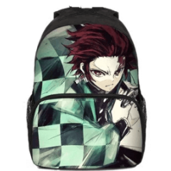 Sac à dos scolaire Demon Slayer pour ados et étudiants – Format Large et Robuste