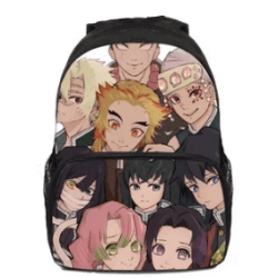Sac à dos scolaire Demon Slayer pour ados et étudiants – Format Large et Robuste