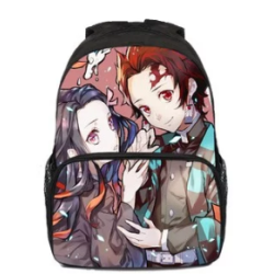 Sac à dos scolaire Demon Slayer pour ados et étudiants – Format Large et Robuste