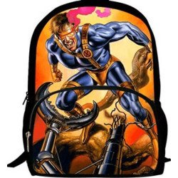 Sac à dos scolaire X-Men Wolverine large capacité pour ados et étudiants