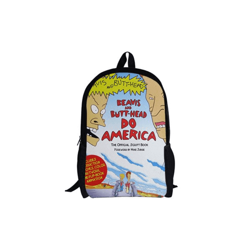 Sac à dos scolaire Beavis et Butt-Head pour ados et étudiants