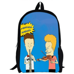 Sac à dos scolaire Beavis et Butt-Head pour ados et étudiants