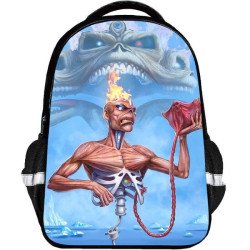 Sac à dos scolaire Iron Maiden – Hard Rock - pour ados et étudiants