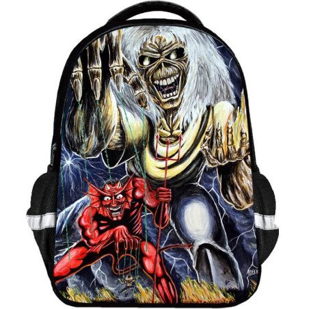 Sac à dos scolaire Iron Maiden – Hard Rock - pour ados et étudiants