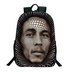 Sac à dos scolaire Bob Marley pour ados et étudiants