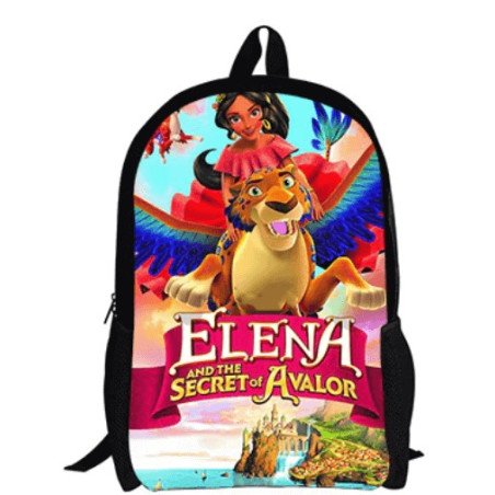 Cartable Elena – Sac à dos scolaire princesse Elena pour fille de primaire