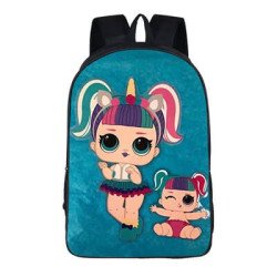 Cartable LOL du CP au CM2 – Sac à dos scolaire LOL pour fille