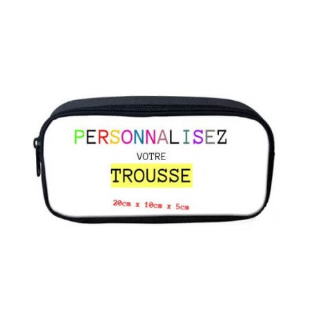 Trousse scolaire personnalisable avec textes et photos