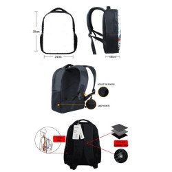 Cartable Miraculous LadyBug et chat noir pour enfants de la petite section à la grande section de maternelle