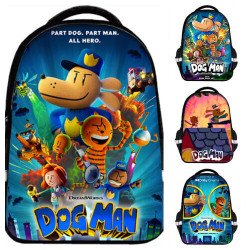 Sac à dos scolaire Dog Man – Cartable Dog Man pour enfants du primaire