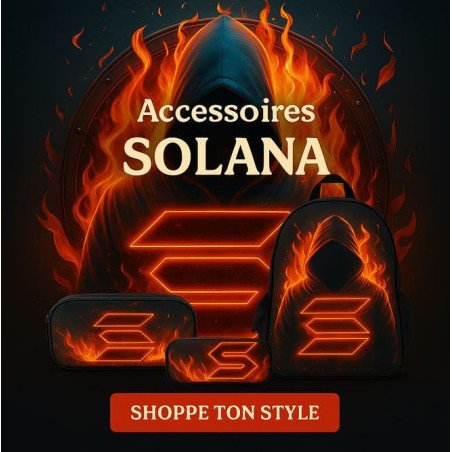 Sac & Accessoires personnalisés – Édition Crypto SOLANA