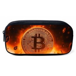 Sac & Accessoires personnalisés Bitcoin – Motif Bitcoin Firestorm