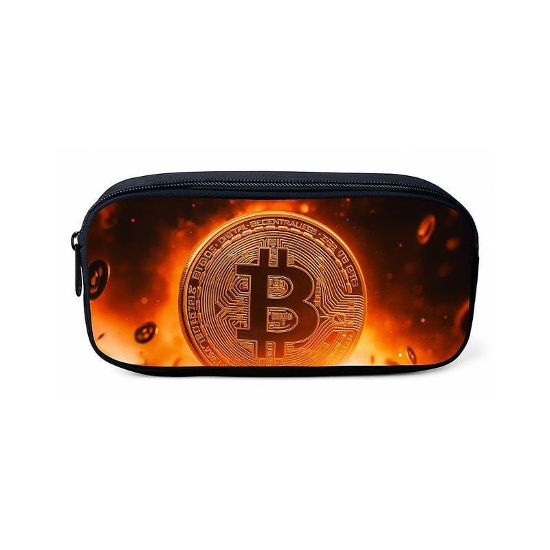 Sac & Accessoires personnalisés Bitcoin – Motif Bitcoin Firestorm
