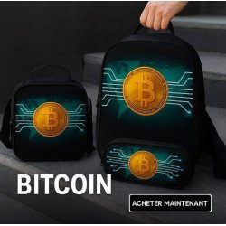 Sac & Accessoires personnalisés Bitcoin  – Modèle Bitcoin Réseau Global