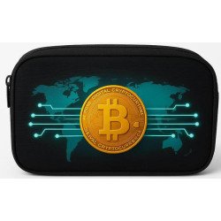 Sac & Accessoires personnalisés Bitcoin  – Modèle Bitcoin Réseau Global