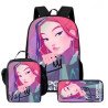Pack Scolaire K-POP Demon Hunters - Sac à dos Kpop, Lunch boxe et trousse assortie