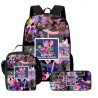 Pack Scolaire K-POP Demon Hunters - Sac à dos Kpop, Lunch boxe et trousse assortie