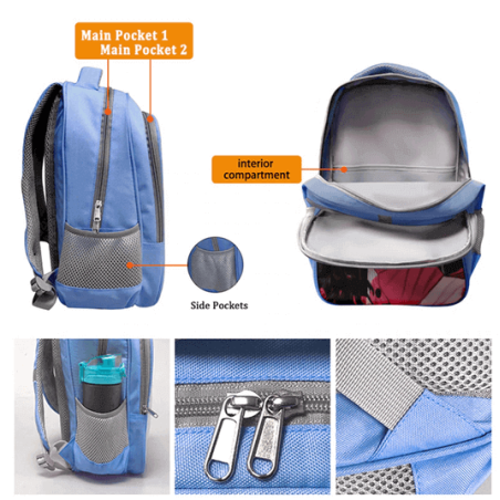 Sac à dos scolaire Stitch idéal également pour les sorties du quotidien