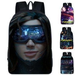 Sac à dos scolaire et urbain Cyberpunk pour ados & étudiants
