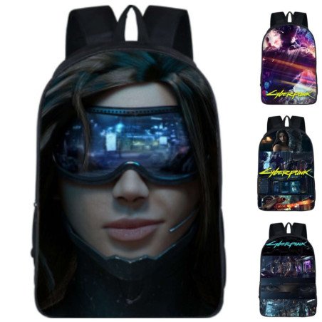 Sac à dos scolaire et urbain Cyberpunk pour ados & étudiants