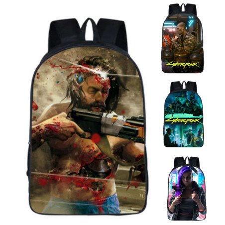Sac à dos scolaire et urbain Cyberpunk pour ados & étudiants