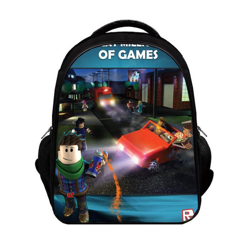 Sac à dos scolaire Roblox – Cartable thème jeux vidéo pour enfants et ados