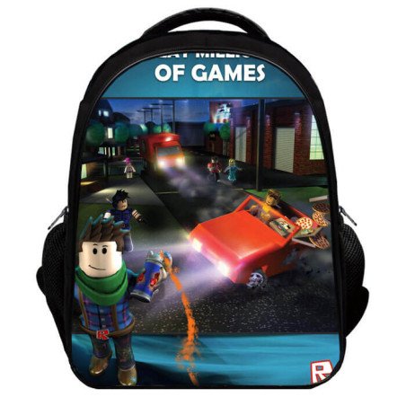 Sac à dos scolaire Roblox – Cartable thème jeux vidéo pour enfants et ados