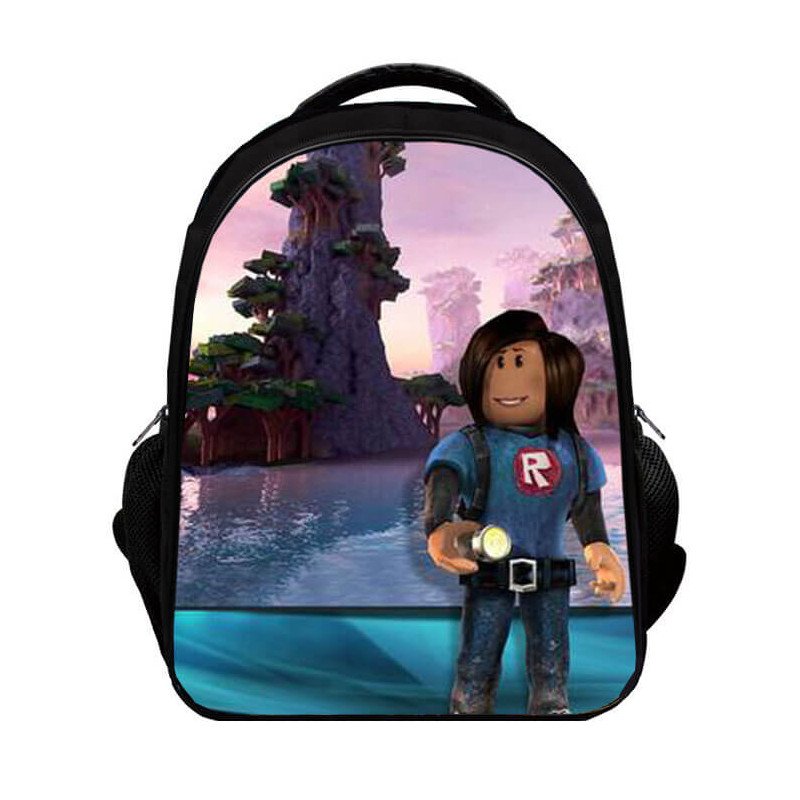 Sac à dos scolaire Roblox – Cartable thème jeux vidéo pour enfants et ados