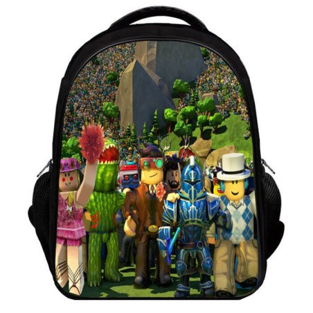 Roblox - Sac à dos scolaire Roblox – Cartable thème jeux vidéo pour enfants et ados