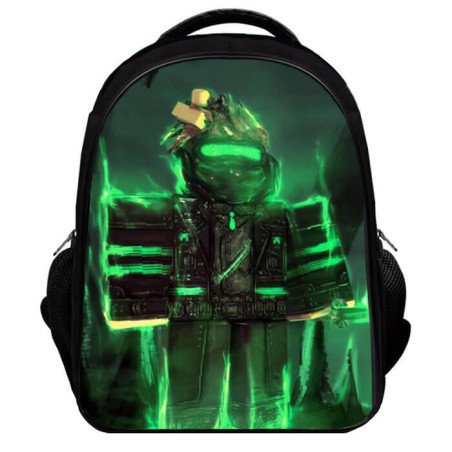 Roblox - Sac à dos scolaire Roblox – Cartable thème jeux vidéo pour enfants et ados