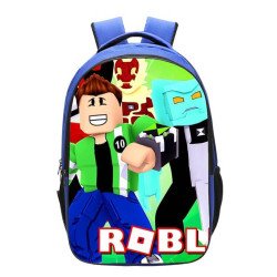 Sac à dos scolaire Roblox bleu