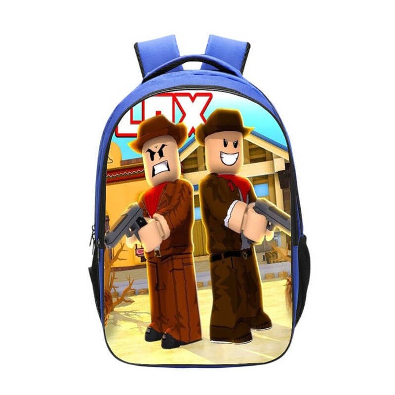 Sac à dos scolaire Roblox bleu