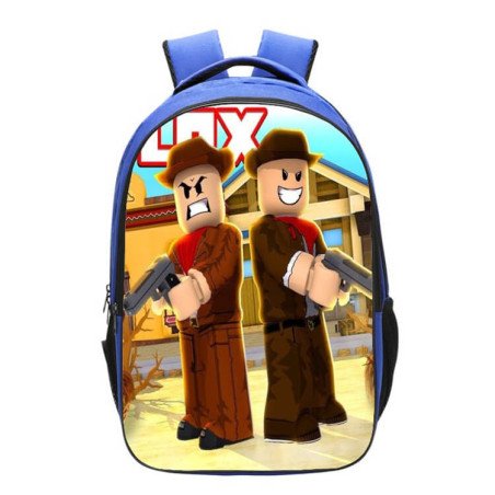 Sac à dos scolaire Roblox bleu