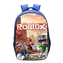 Sac à dos scolaire Roblox bleu