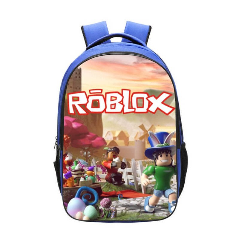 Sac à dos scolaire Roblox bleu