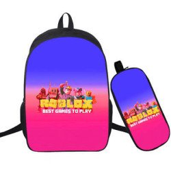 Pack Roblox 2 pièces – Sac à dos scolaire + trousse assortie
