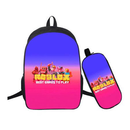 Pack Roblox 2 pièces – Sac à dos scolaire + trousse assortie