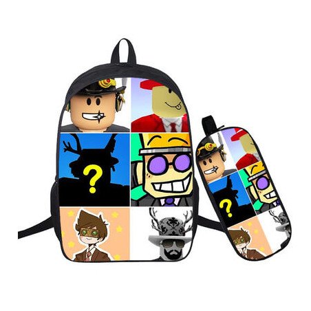 Pack Roblox 2 pièces – Sac à dos scolaire + trousse assortie