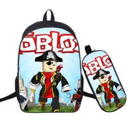 Pack Roblox 2 pièces – Sac à dos scolaire + trousse assortie
