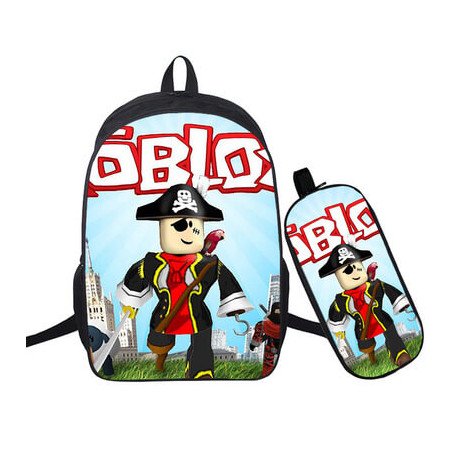 Pack Roblox 2 pièces – Sac à dos scolaire + trousse assortie