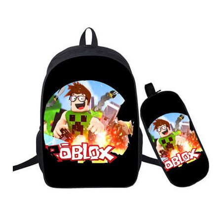 Pack Roblox 2 pièces – Sac à dos scolaire + trousse assortie