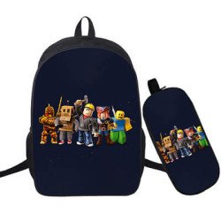 Pack Roblox 2 pièces – Sac à dos scolaire + trousse assortie
